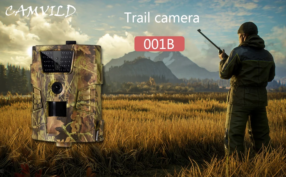 20MP 1080P Trail Hunting Camera Motion Activated Trail Game Camera Night Vsion for Wildlife Hunting Trap Game Waterproof Cam