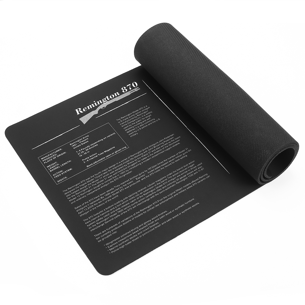 AR-15 AK47 Remington 870 Cleaning Rubber Mat 36″x12″