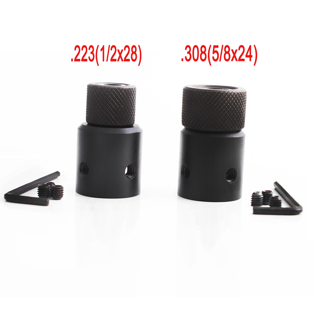 Ruger 1022 10/22 Barrel End Thread Protector Muzzle Brake Adapter 1/2×28 5/8×24 Combo .223 .308 Compensator