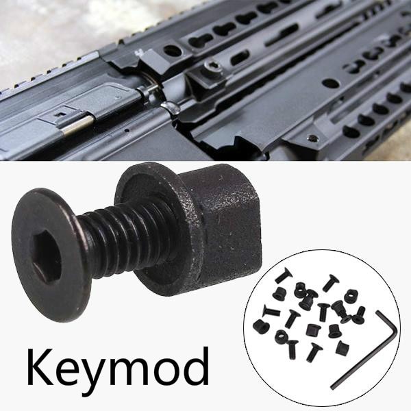 10 Pack KeyMod Screw and Nut Replacement Set for Keymod Rail Sections