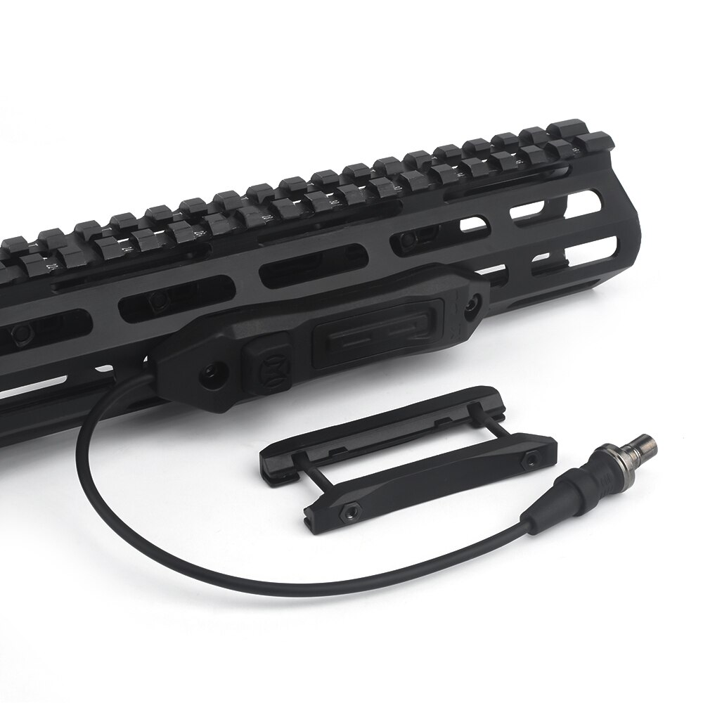 Airsoft Surefir M300 M600 Scout Light Dual Button Tape Switch Hunting Rifle Augmented Switch for Keymod M-lok Picatinny