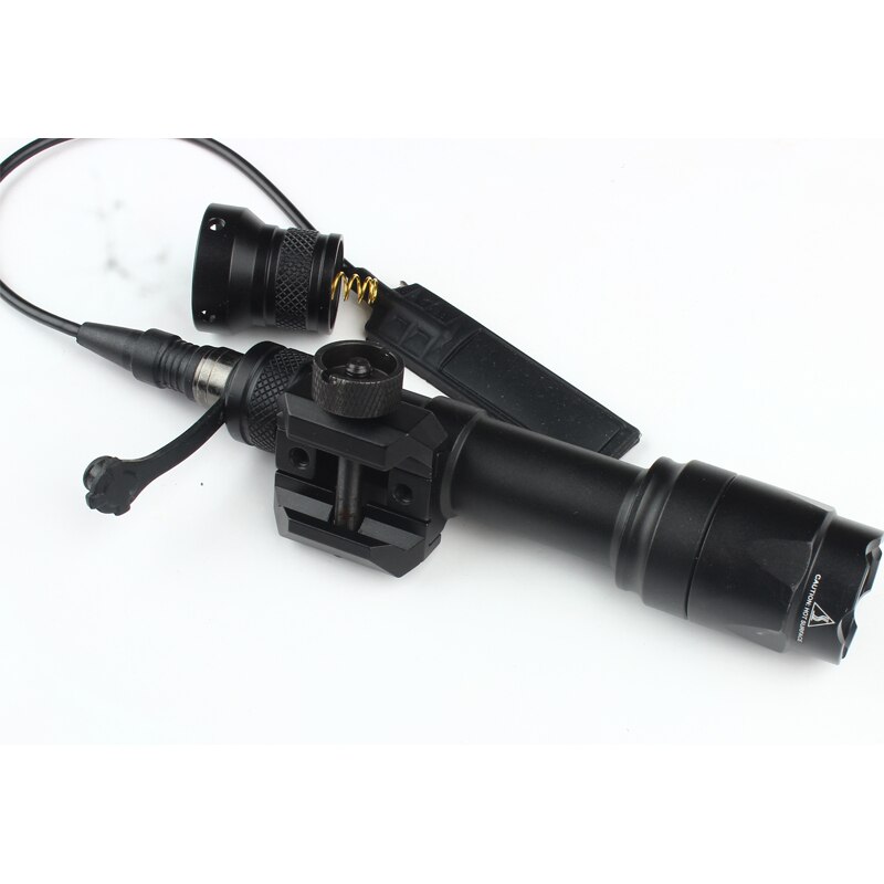 400 Lumen Tactical SF M600B Scout Light Lanterna Airsoft Flashlight Tactical Hunting Weapon Light with Dual Function Swtich-61