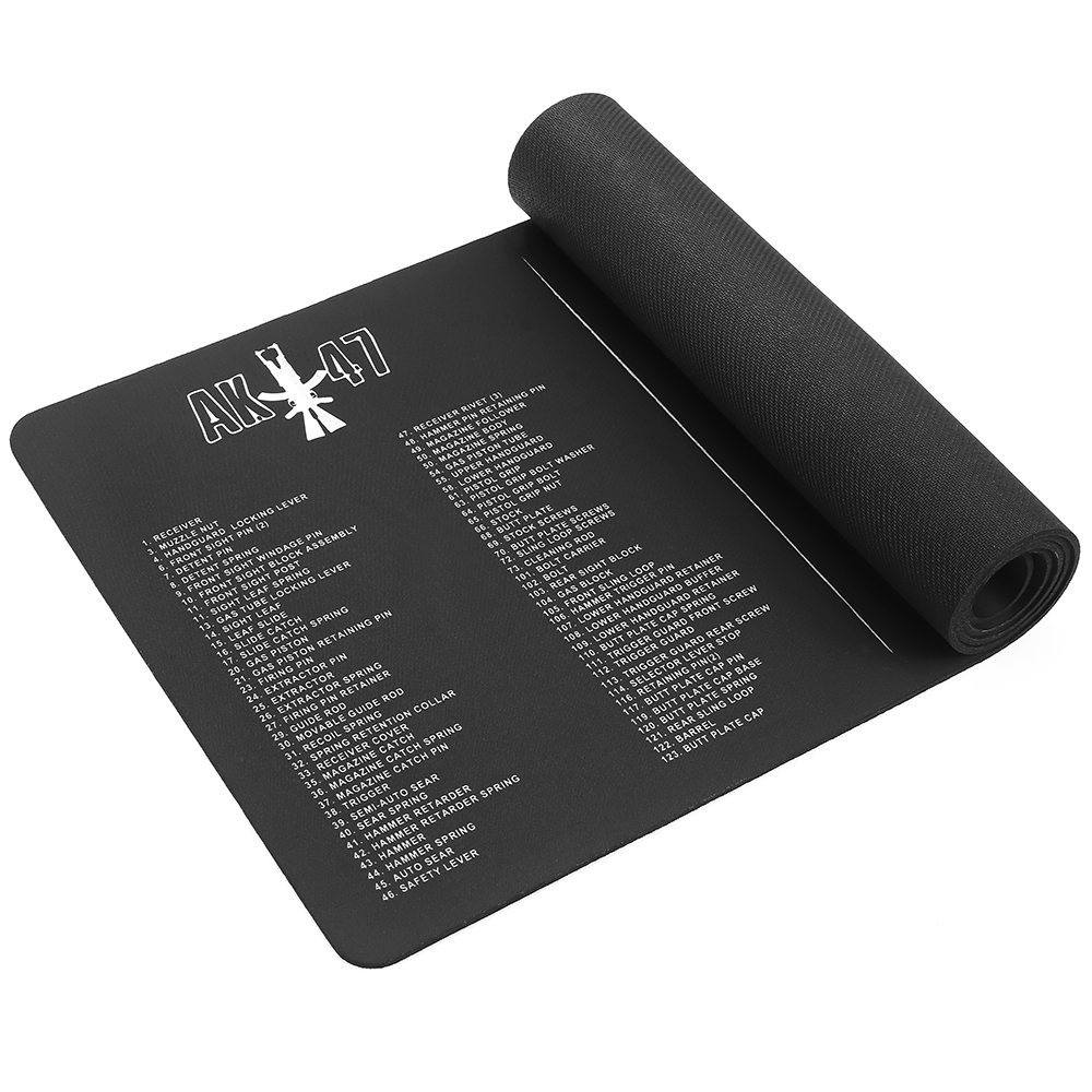 AR-15 AK47 Remington 870 Cleaning Rubber Mat 36″x12″