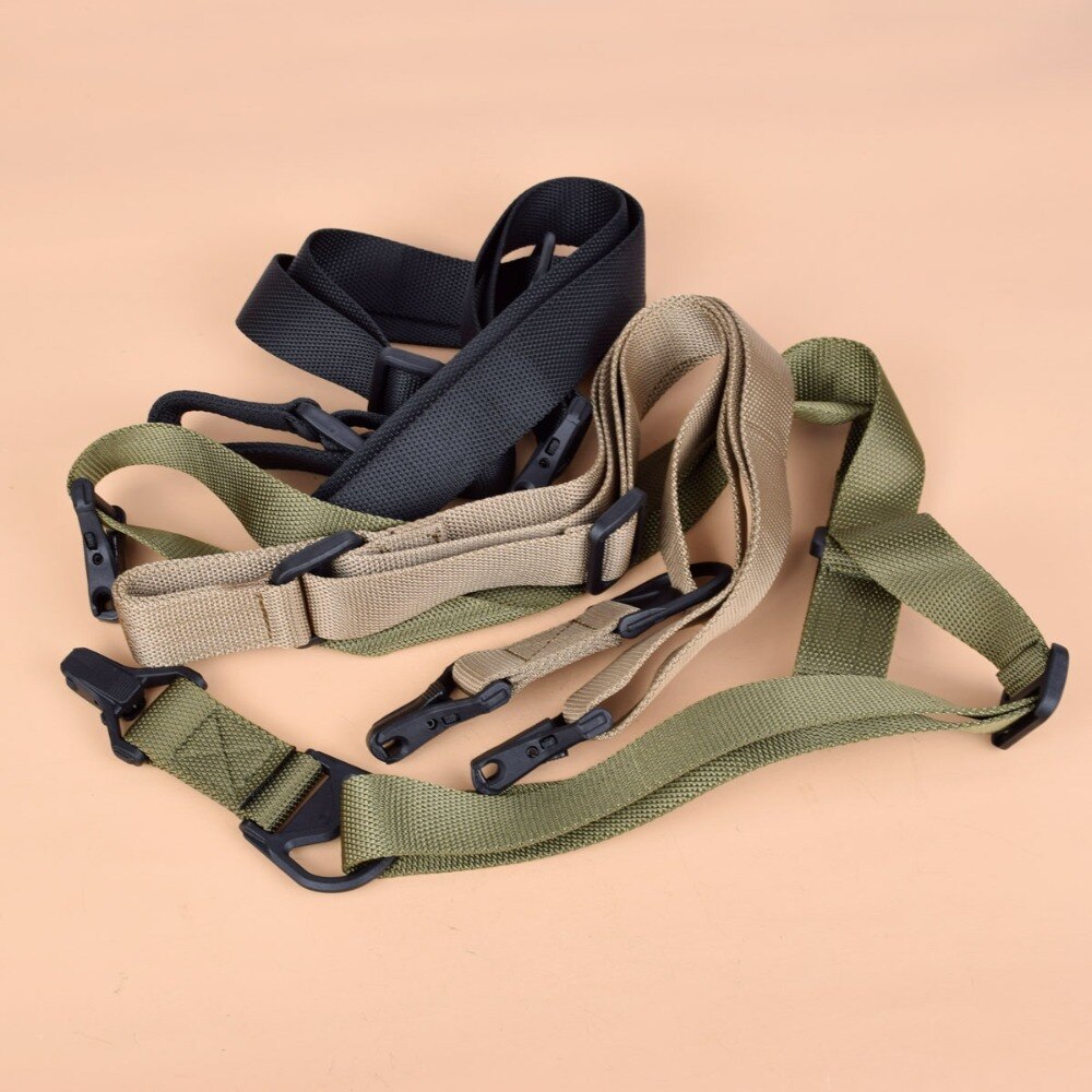 High Quality Gun Adjustable Multi-function MS3 2 Points Tactical Rifle RSA Sling Hunting Nylon Gun Strap Safety Gun Straps