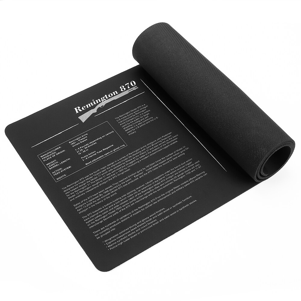 AR-15 AK47 Remington 870 Cleaning Rubber Mat 36″x12″ Gunsmith Armorer with Parts Diagram and Instructions Mouse Pad Mat
