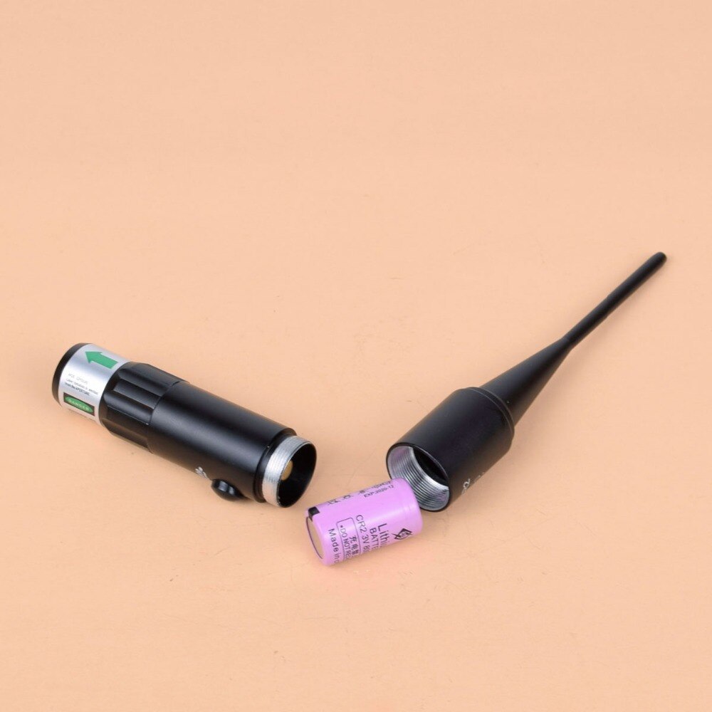 Hunting Green Red Laser Boresighter Kits Green Red Dot Bore Sight with On Off Switch for .22 to .50 Caliber Riflescope