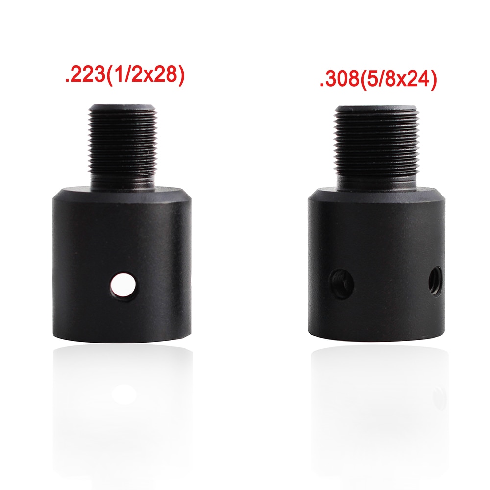 1022 10/22 Barrel End Thread Protector Muzzle Brake Adapter 1/2×28 5/8×24 Combo .223 .308 Compensator