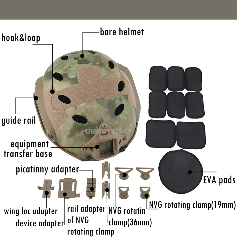 Airsoft Paintball Shooting Wargame Helmets Military Army Combat