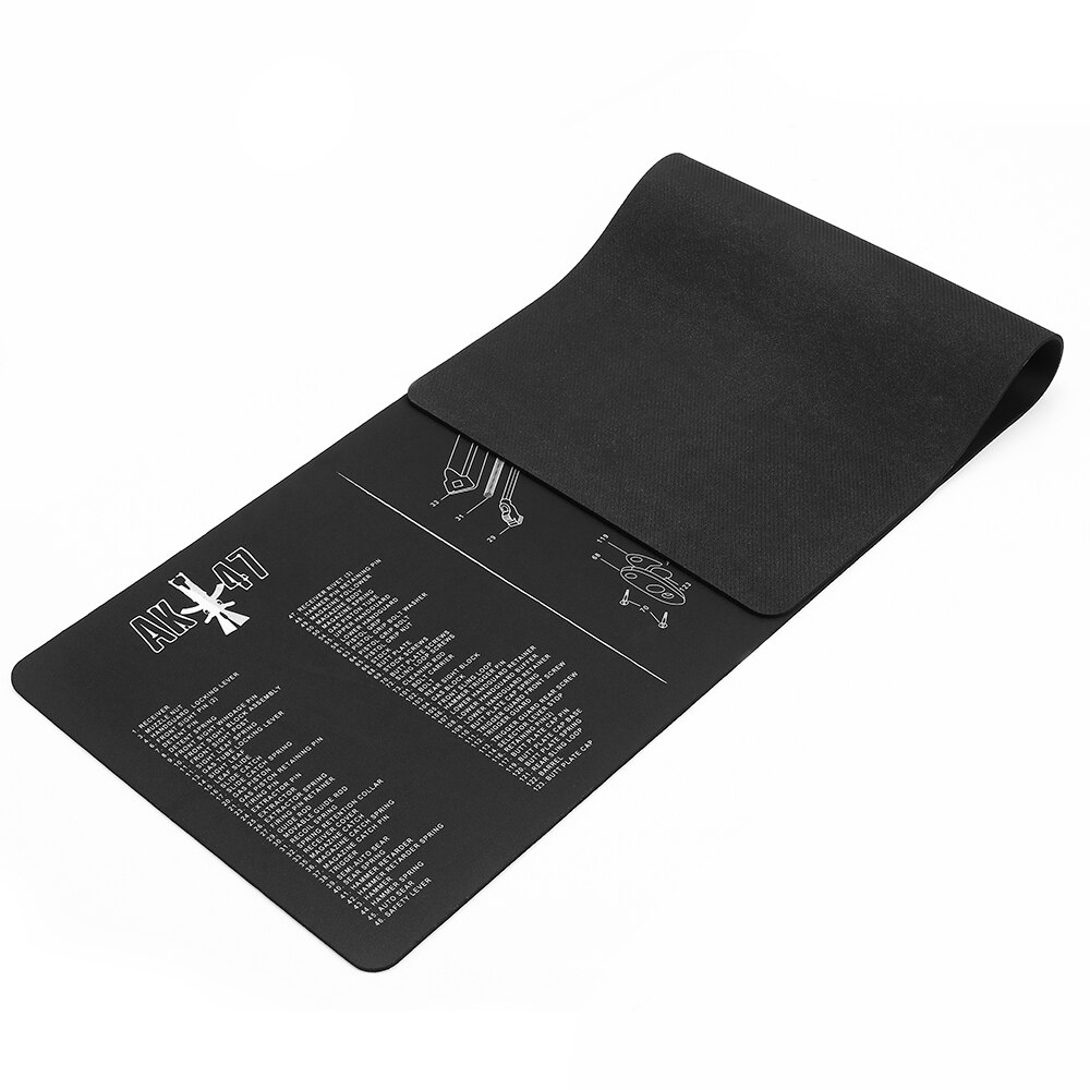 AR-15 AK47 Remington 870 Cleaning Rubber Mat 36″x12″ Gunsmith Armorer with Parts Diagram and Instructions Mouse Pad Mat