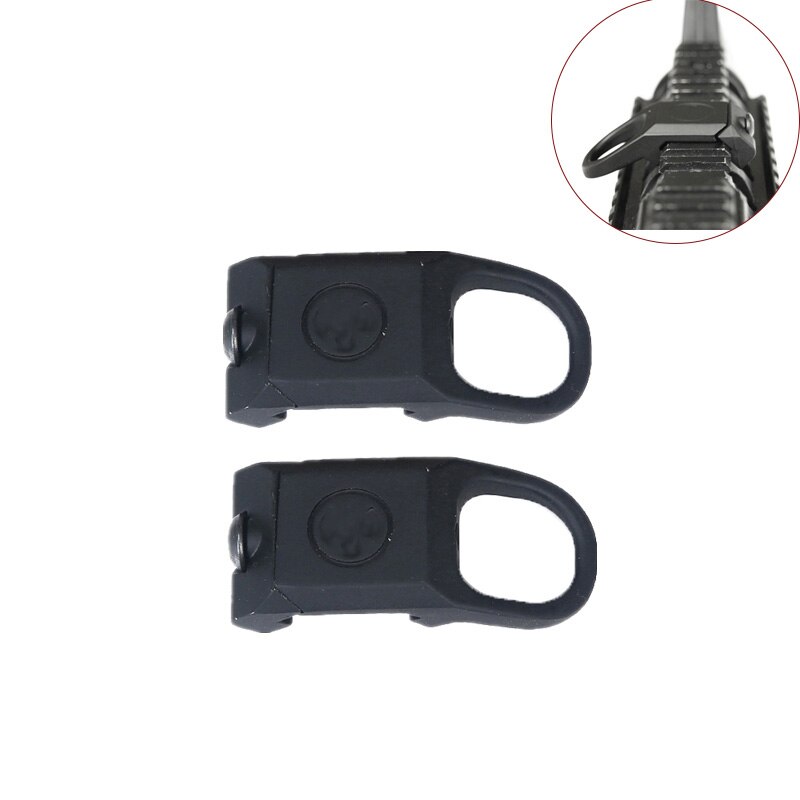 Airsoft accesorios Tactical RSA Rail Sling Attachment Quick Detach Sling Swivel Mount Adapter Rifle Gun Accessories