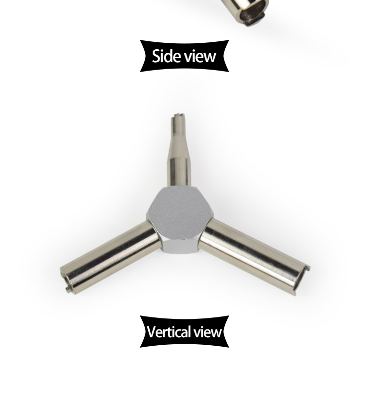 Multi-functional Triangular valve key tool for gas part