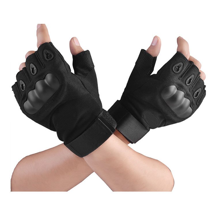 Outdoor Tactical Sports Riding Half-Finger Wear-Resistant Non-Slip Protective Gloves