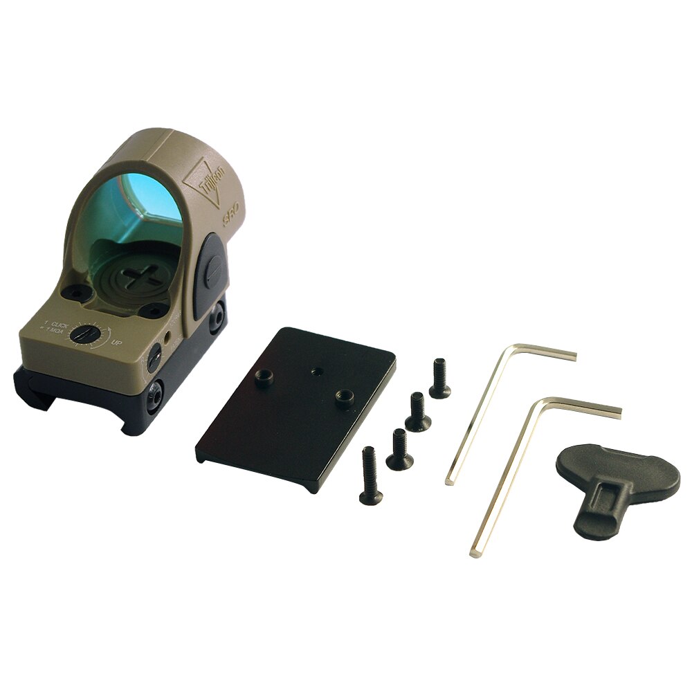 Magorui Colorful RMR SRO Red Dot Sight Collimator Glock / Rifle Reflex Sight Scope fit 20mm Weaver Rail For Hunting Rifle