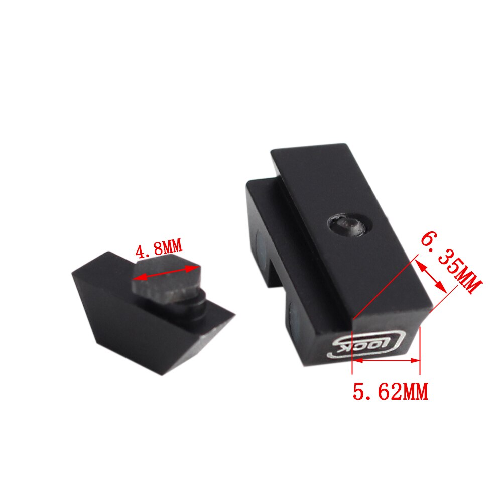 Hunting Handgun Pistol Glow Sight Green Dot for Glock 17/19/22/23/24/26/27/33/34/35 In Day and Night Use