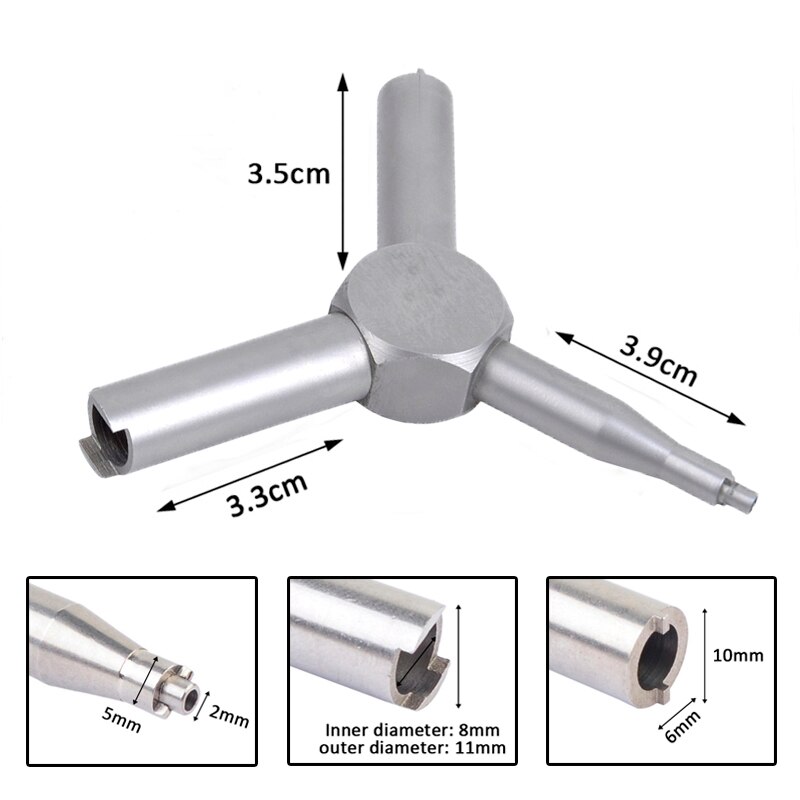 Airsoft Valve Key for KSC WA Gas Magazine Charging Valve Removal Tool Disassemble Value of Gas Hunting Accessory for p1