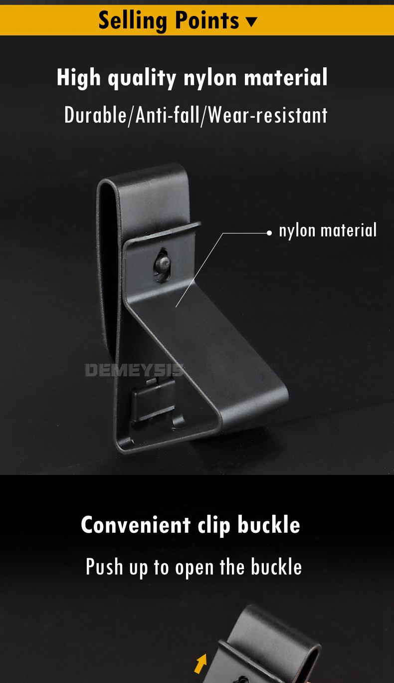 Army Shooting Headphone Bracket Hanger Outdoor Military Tactical Combat Headset Belt Hanger Portable Mobile Phone Holder