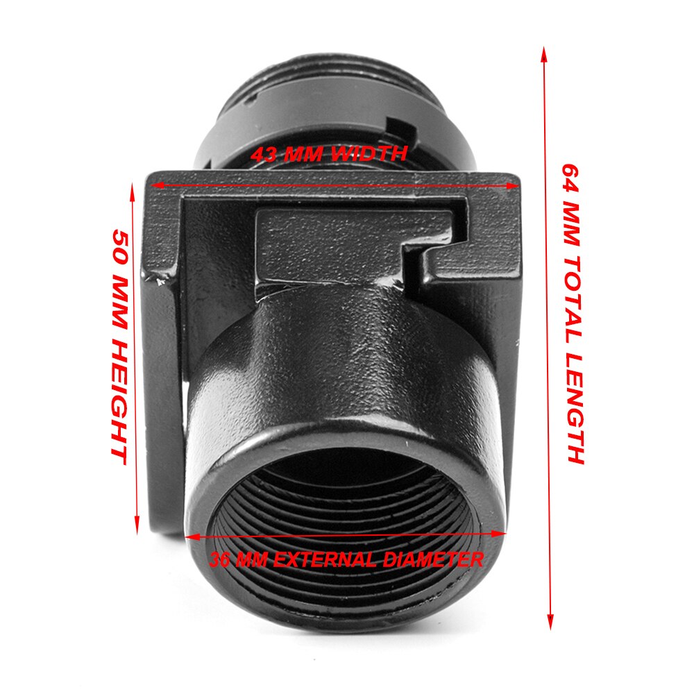 AK Side Folding Butt Stock Adaptor mount Fit for AR15 M4 A2 AKs American thread 1 316-16 UNC Hunting Accessories