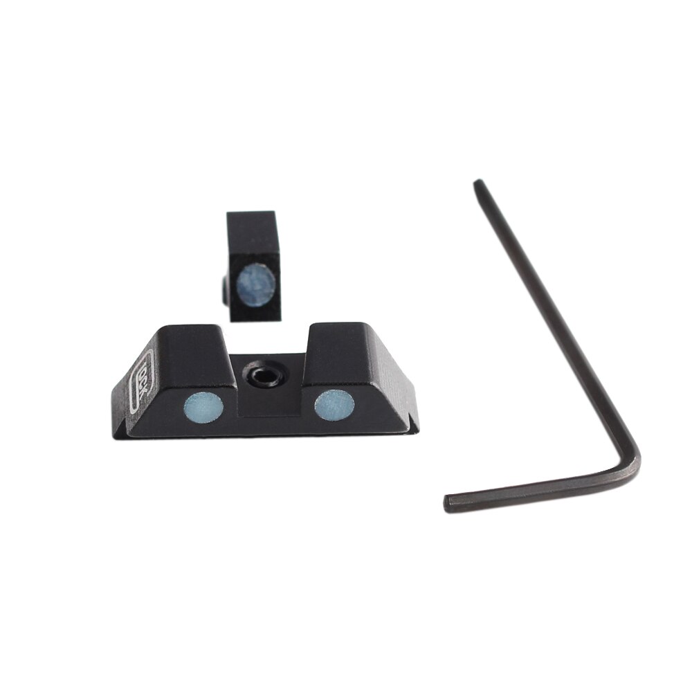 Hunting Handgun Pistol Glow Sight Green Dot for Glock 17/19/22/23/24/26/27/33/34/35 In Day and Night Use