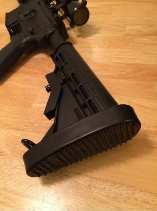 AR-15 Accessories Pos 6 Position Rifle Stock Buttpad Butt Pad