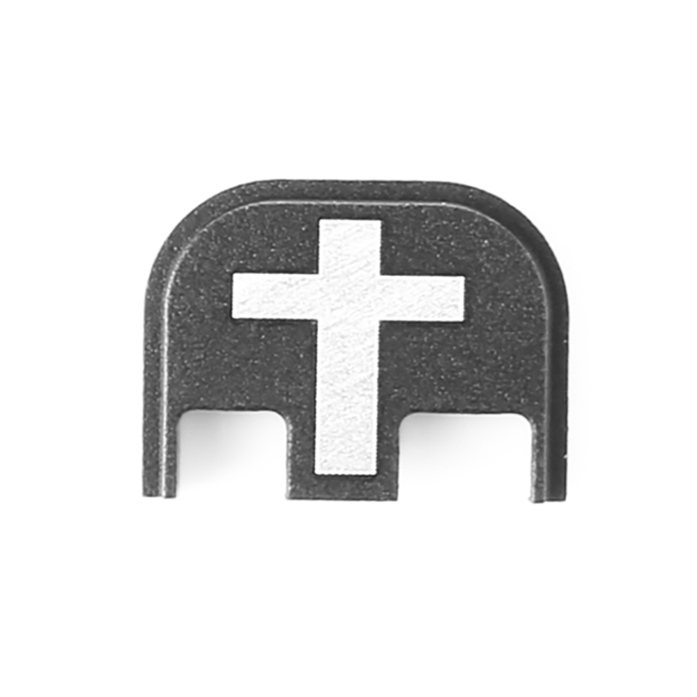Magorui Rear Cover Slide Back Plate for Glock G17 19 20 21 22 23 24 25 26 40 41 Gen 5 Rear Slide Plate Cover Skull USFlag Cross