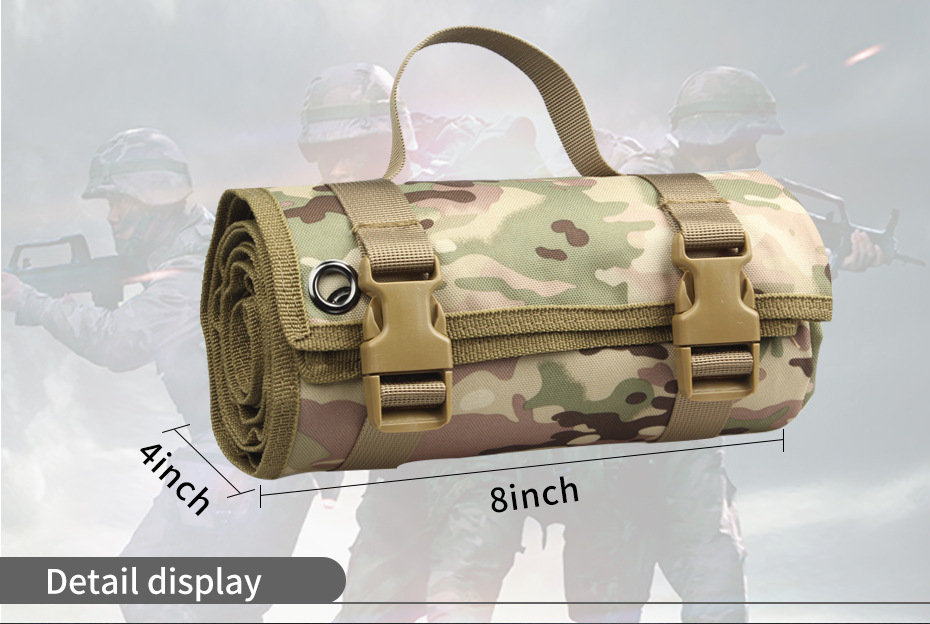 Tactical Shooting Mat Roll Up Camping Mat 1000D Nylon Non-slip Waterproof Picnicn Blanket Hunting Accessories Rifle Cleaning Mat