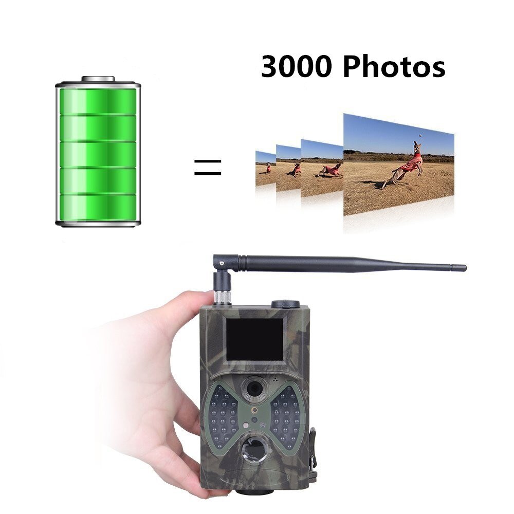 2G GSM MMS SMTP SMS Trail Camera Cellular Wildlife Wireless 16MP Hunting Cameras HC300M 1080P Night Vision  Photo Trap Tracking