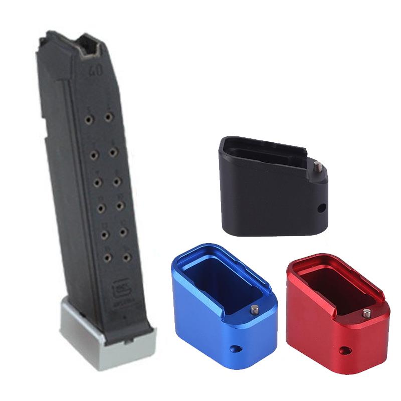 Magazine Base Pad Mag Extension +4/5 Round For Glock 19/23 With +10% Spring