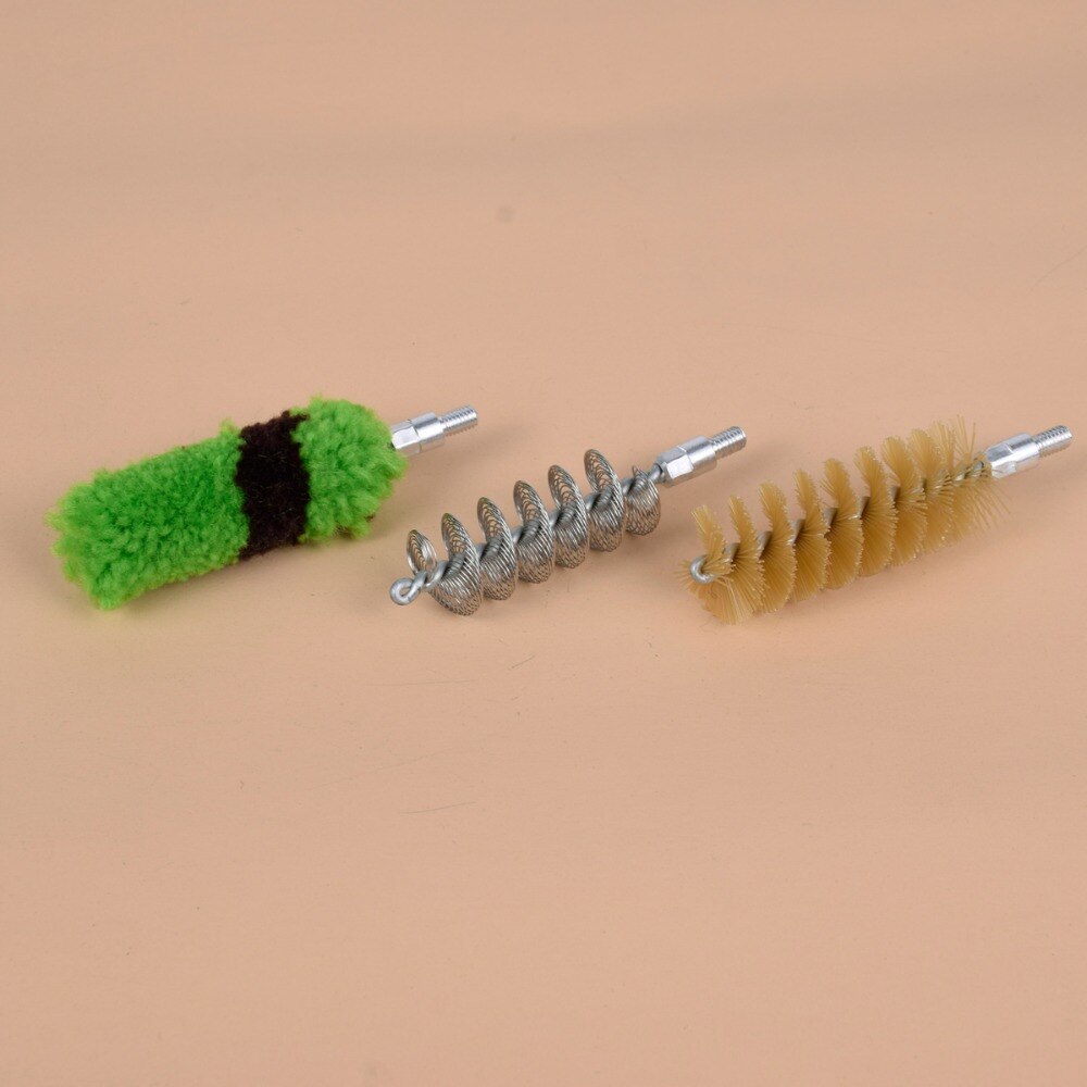 16 GA Gun Cleaning Brush Rod Brush Cleaning Kit Aluminum For 16GA Caliber Gauge Gun Hunting Rifle
