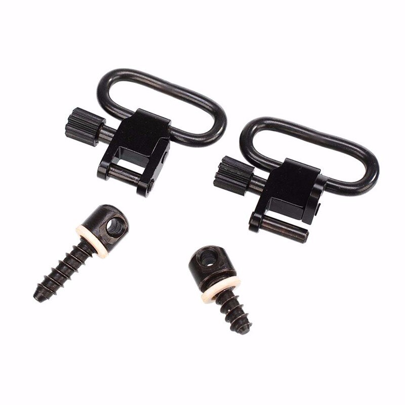 2Pcs/Lot Adapter Kit Type Black and silver Professional Quick Detachable Sling Swivel Hunting Accessories
