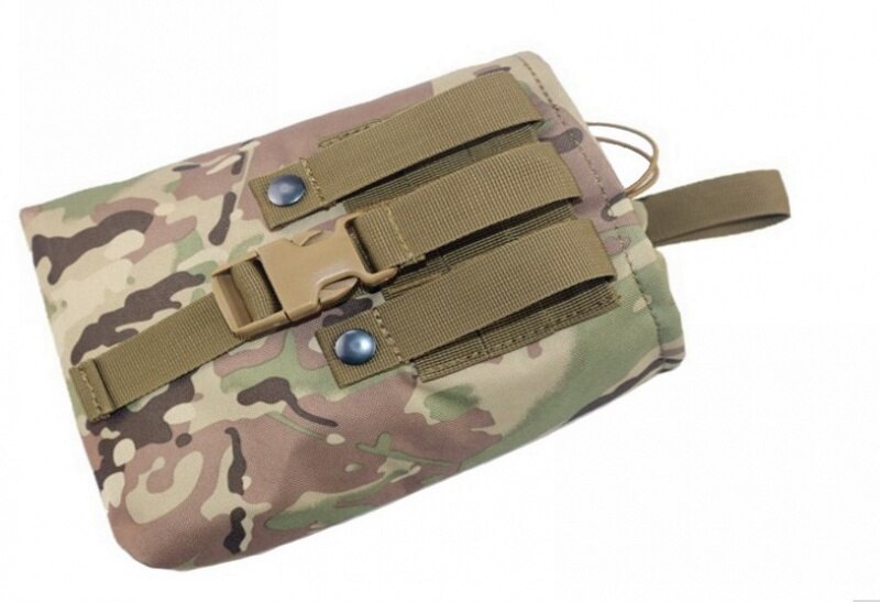 CQC Tactical Molle Folding Dump Drop Magazine Pouch Airsoft Paintball Military Outdoor Hunting Tool