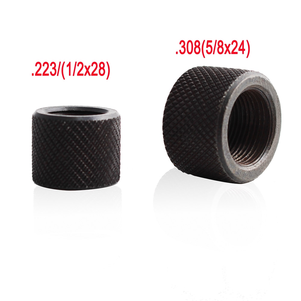 1022 10/22 Barrel End Thread Protector Muzzle Brake Adapter 1/2×28 5/8×24 Combo .223 .308 Compensator