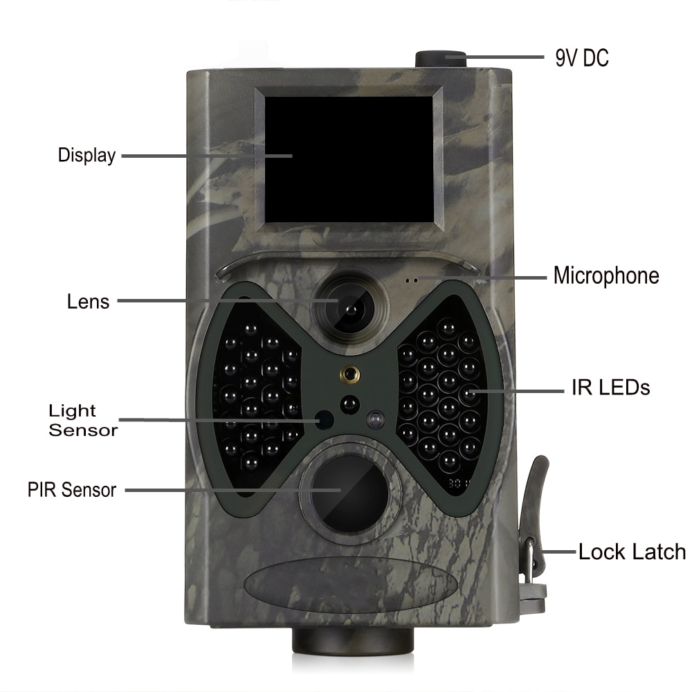 2G GSM MMS SMTP SMS Trail Camera Cellular Wildlife Wireless 16MP Hunting Cameras HC300M 1080P Night Vision  Photo Trap Tracking