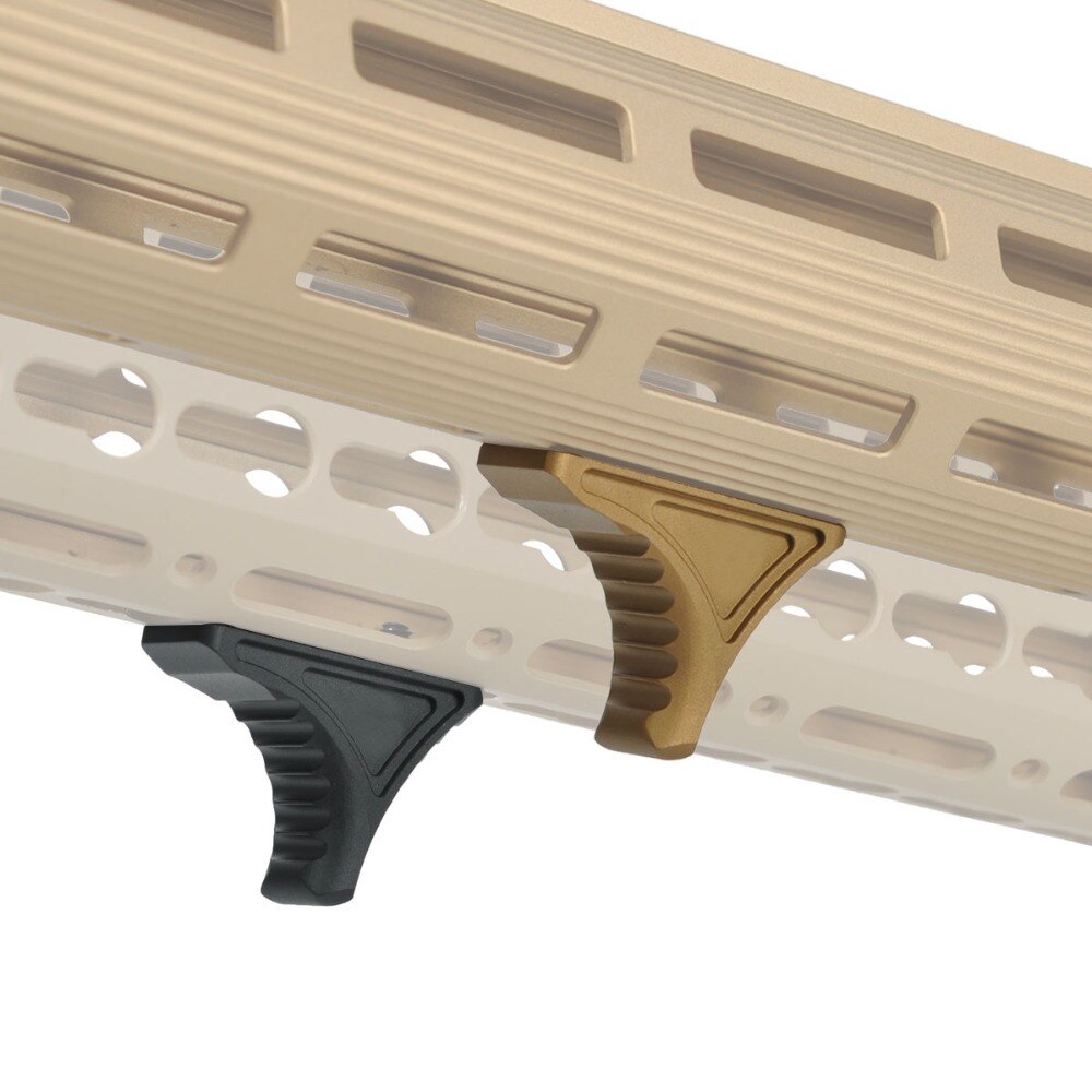 M-LOK Handstop Kit Angeled Foregrip Accessories with Guide Rail Tactical Keymod Handguard for M4 M16 AR10 AR15 Gun Accessories