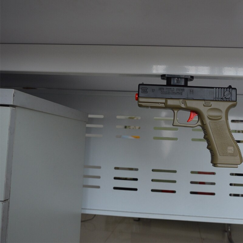 Gun Magnet Concealed Gun Holder 25LB Rating with Cap and Screws for Desk Bed Car