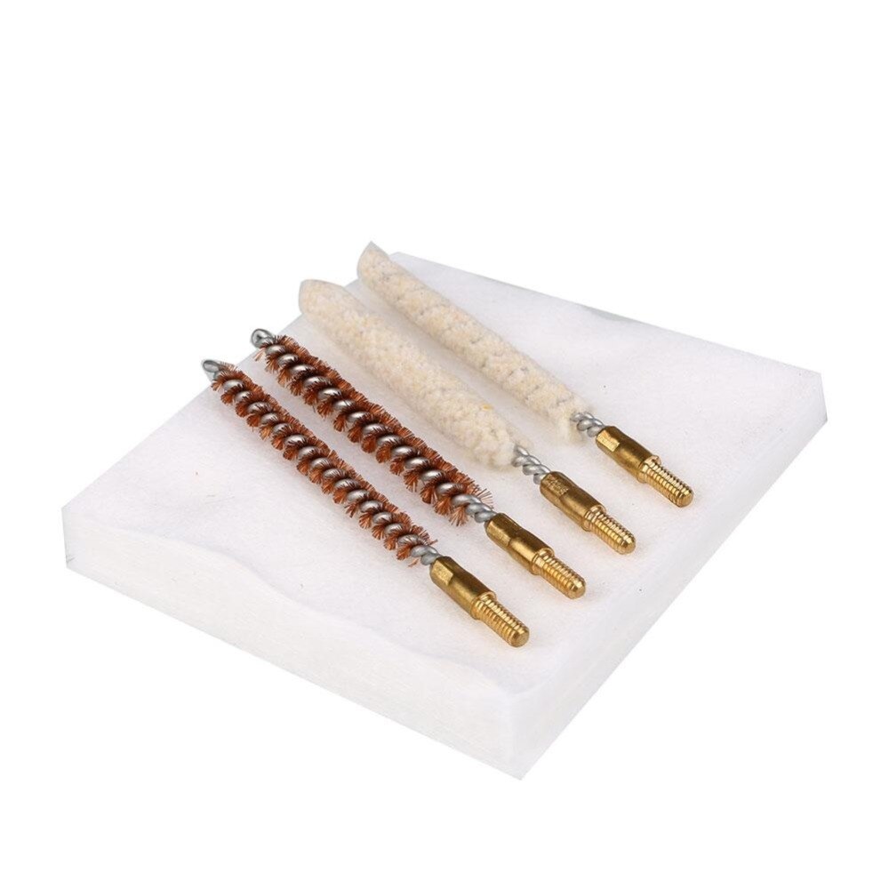 Barrel Cleaning Kit .177 .22  4.5mm & 5.5mm Rifle Pistol Airgun Rifle Brushes