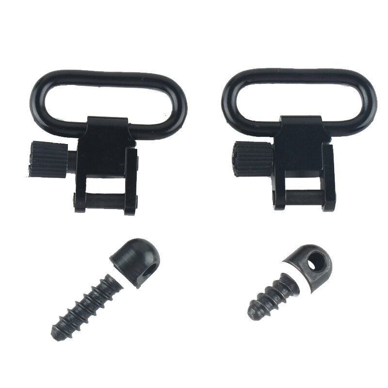 2Pcs/Lot Adapter Kit Type Black and silver Professional Quick Detachable Sling Swivel Hunting Accessories