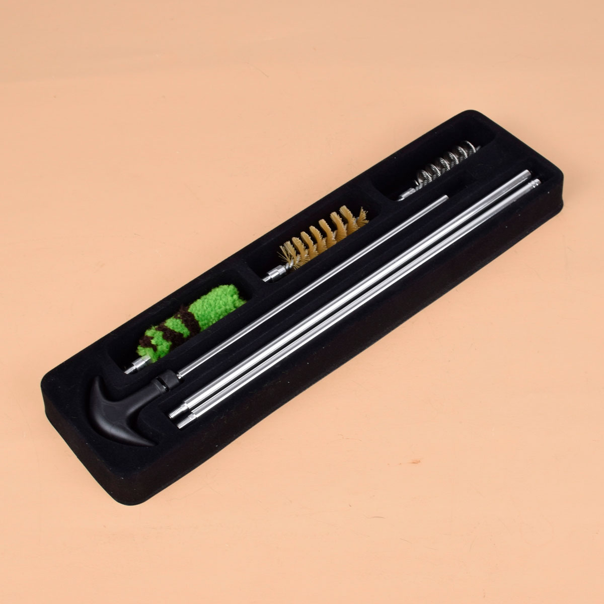 12GA Gun Cleaning Brush Rod Brush 12 Gauge Cleaning Kit Aluminum 12 GA Caliber Hunting Rifle