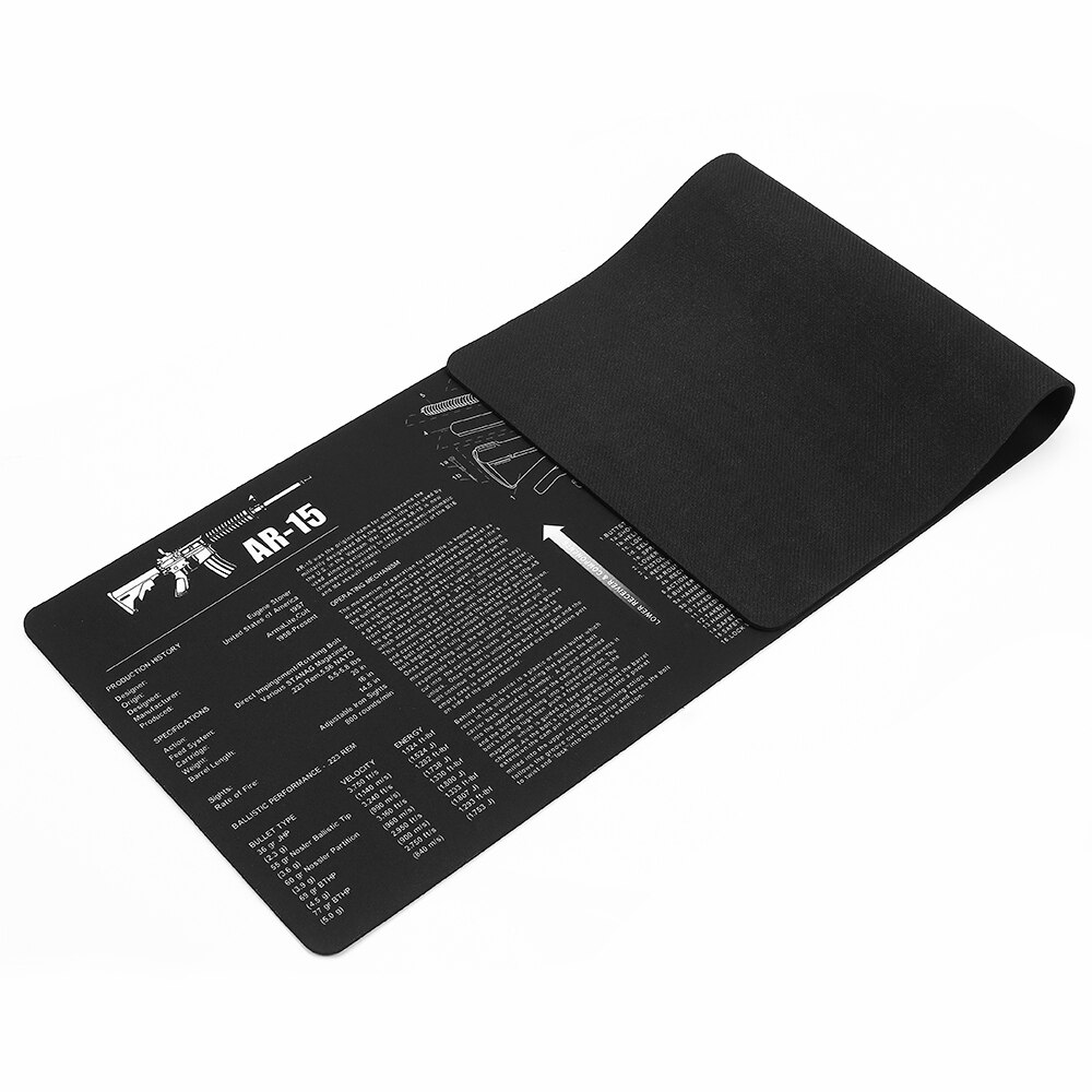 AR-15 AK47 Remington 870 Cleaning Rubber Mat 36″x12″ Gunsmith Armorer with Parts Diagram and Instructions Mouse Pad Mat
