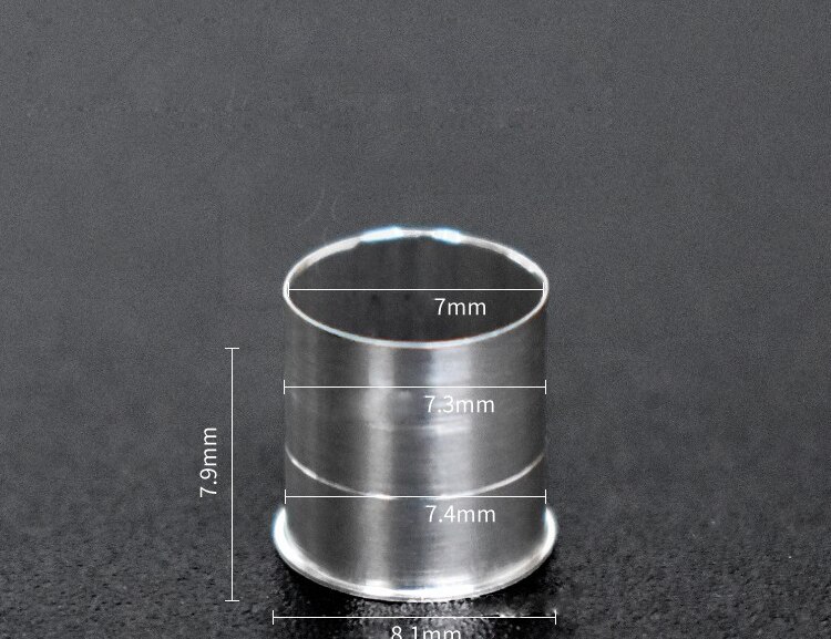 2PCS Ballistic Arrester Water Bullet 7.5mm Internal Diameter Inner Tube Paintball Accessories Airsoft Gun Weapon