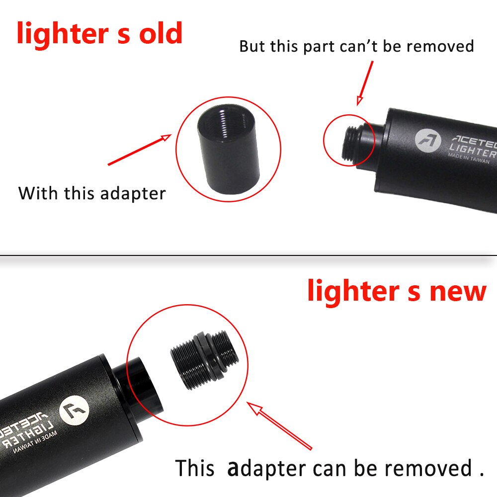 New Type Acetech Lighter S Green Tracer Unit Light Designed for Airsoft Gun Pistol