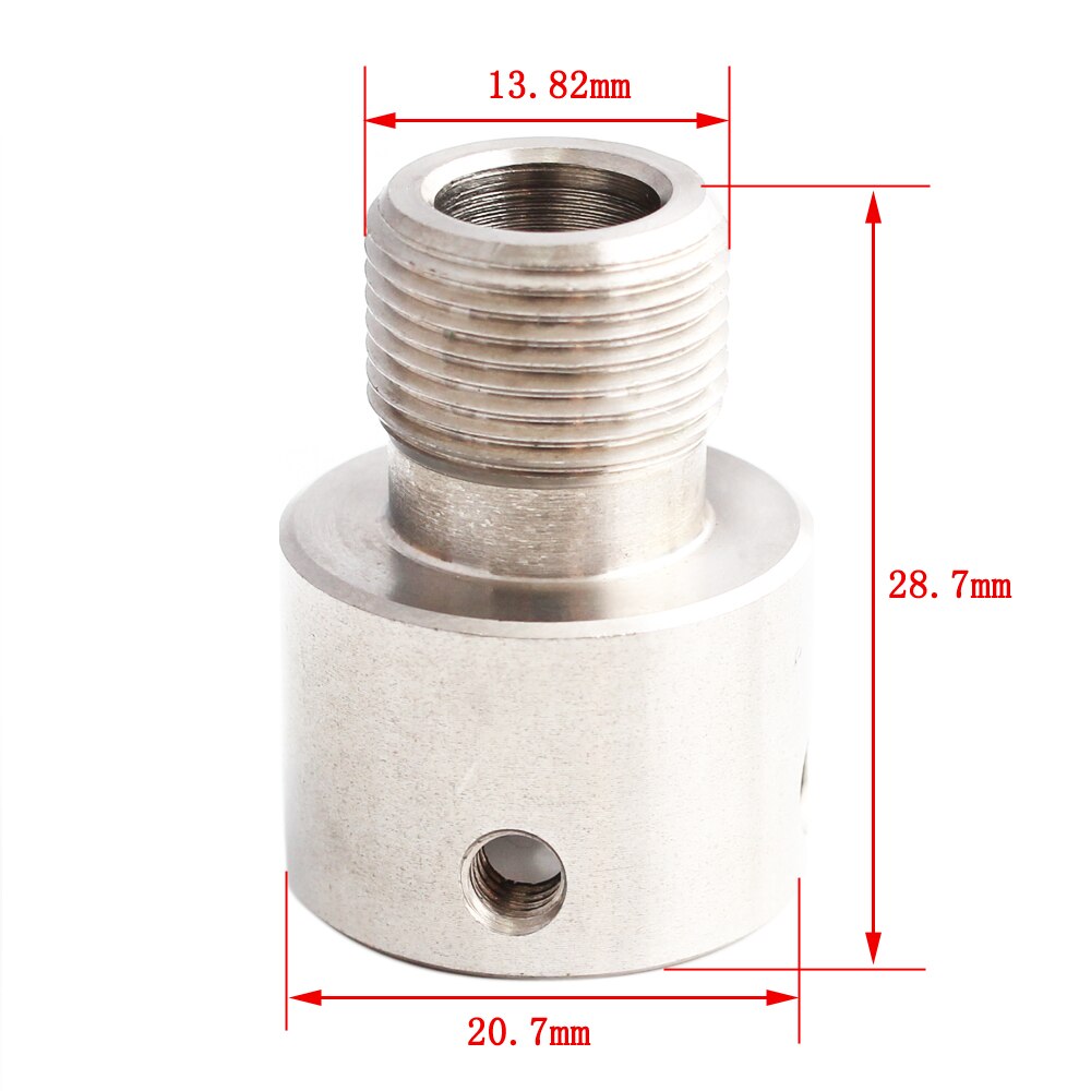 Tactical Stainless Steel M14 x 1 Left AK/SKS for 7.62*39 Thread Adapter CKC m4a1