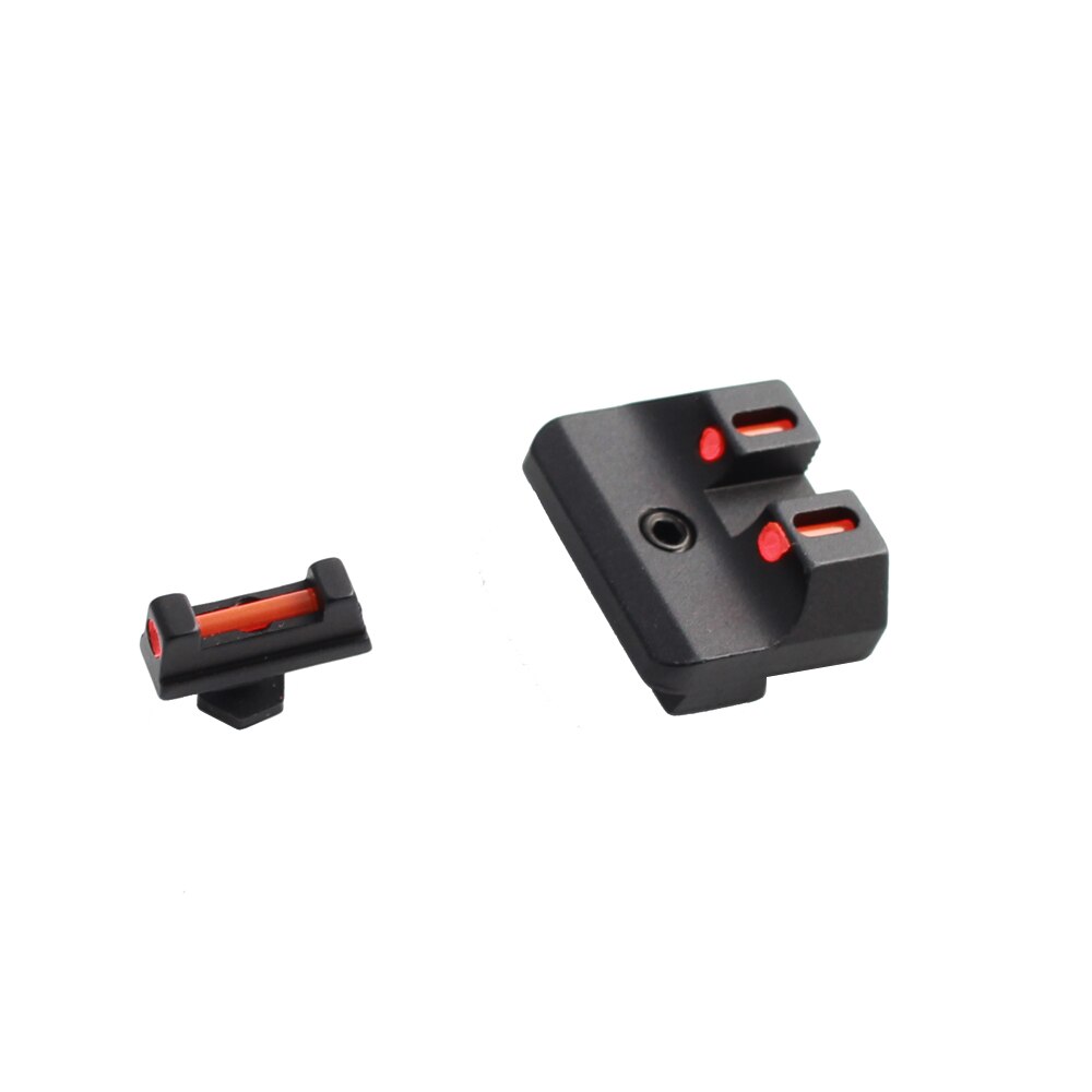Fiber Optic Front and Rear Sight Handgun Glock Sights