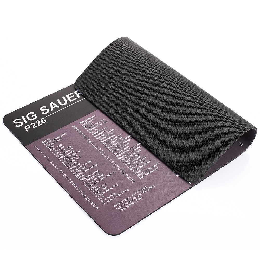 P226 P229 XD 1911 Glock Gun Cleaning Rubber Mat 17″x11″