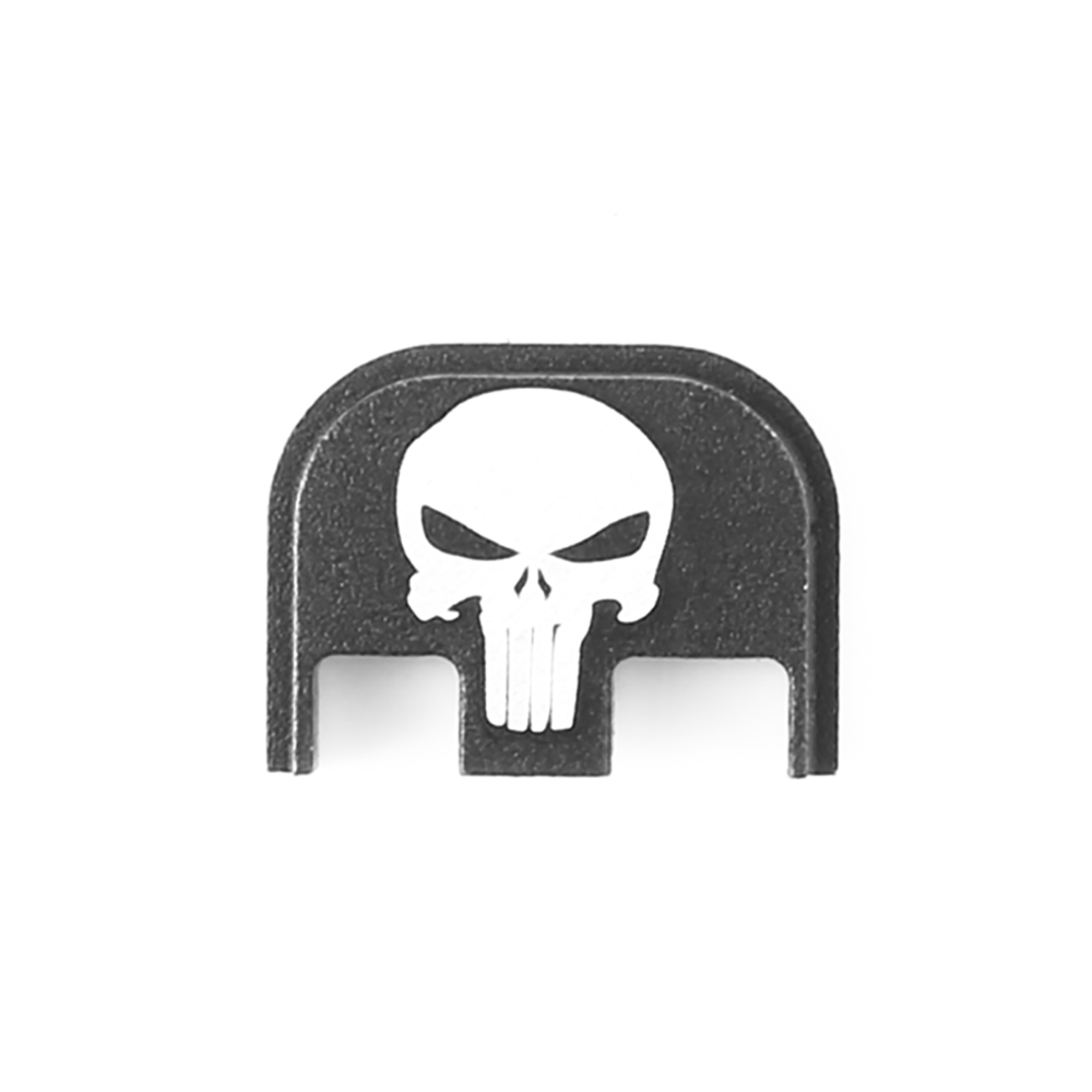 Magorui Rear Cover Slide Back Plate for Glock G17 19 20 21 22 23 24 25 26 40 41 Gen 5 Rear Slide Plate Cover Skull USFlag Cross