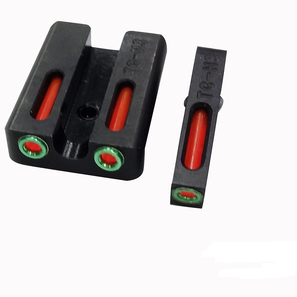 Fiber Optic Sight Set-Red /Green Front Rear Sight For Glock