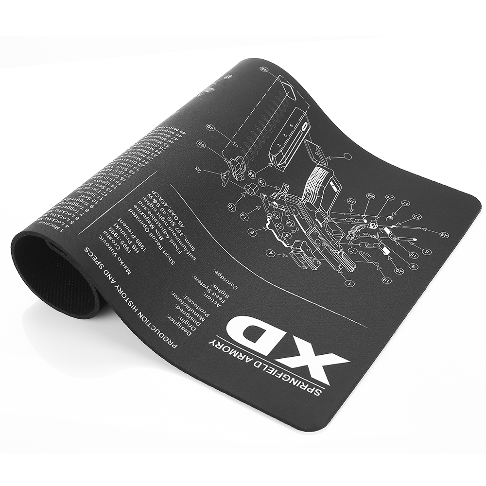 P226 P229 XD 1911 Glock Gun Cleaning Rubber Mat 17″x11″