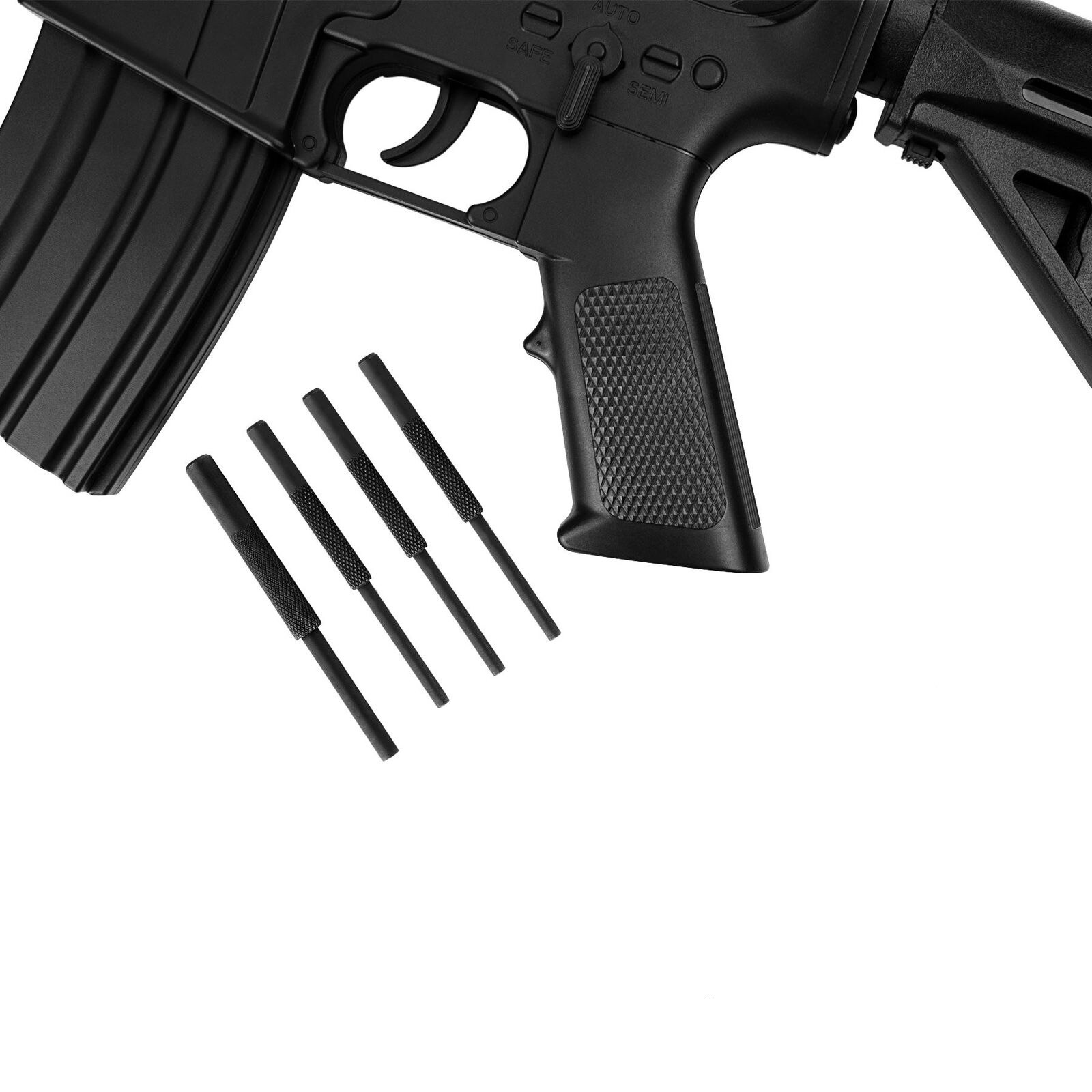 4pcs AR15 Gun smithing Armorer Steel Roll Pin Starters Pin Punch Tool Hollow End 1/16 5/64 3/32 1/8 Ultimate Arms Gear