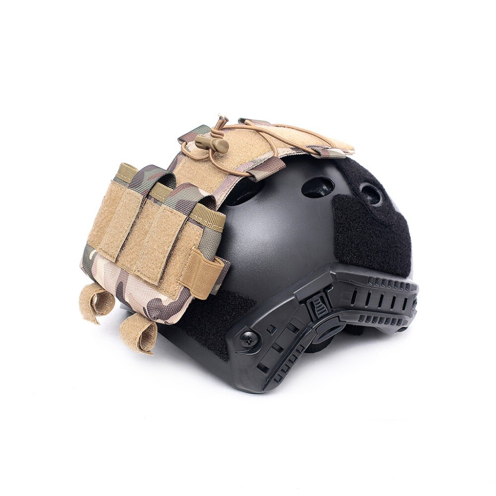 Tactical Helmet Battery Pouch MK2 Battery Case Fast Helmet Counterweight Pack Camo Utility Hunting Airsoft Helmet Battery Bags