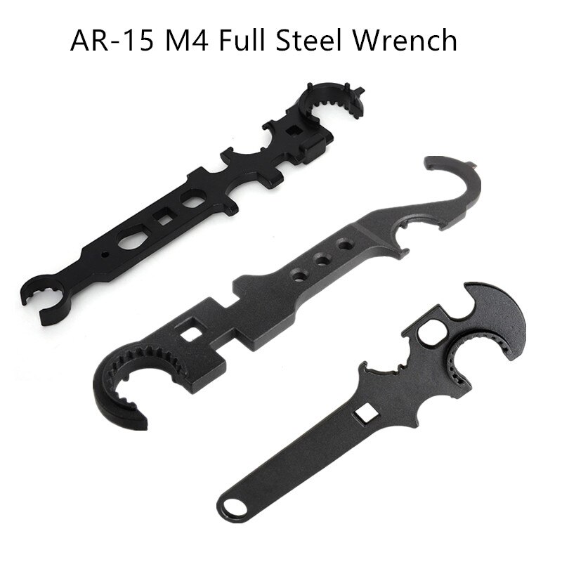 AR-15 M4 M16 Wrench Tool Combo Armorer Spanner Tool Handguard Stock Barrel Remove Multi-function Wrench AR15 Accessories