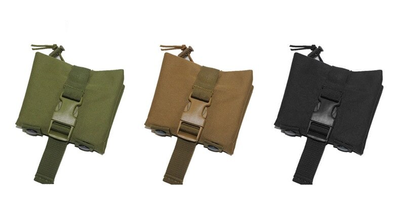 CQC Tactical Molle Folding Dump Drop Magazine Pouch Airsoft Paintball Military Outdoor Hunting Tool